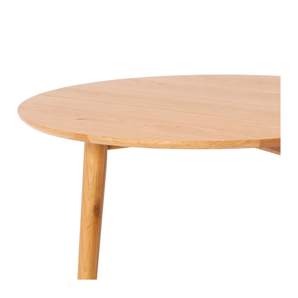 Dining table Nordik dropleaf round 100cm