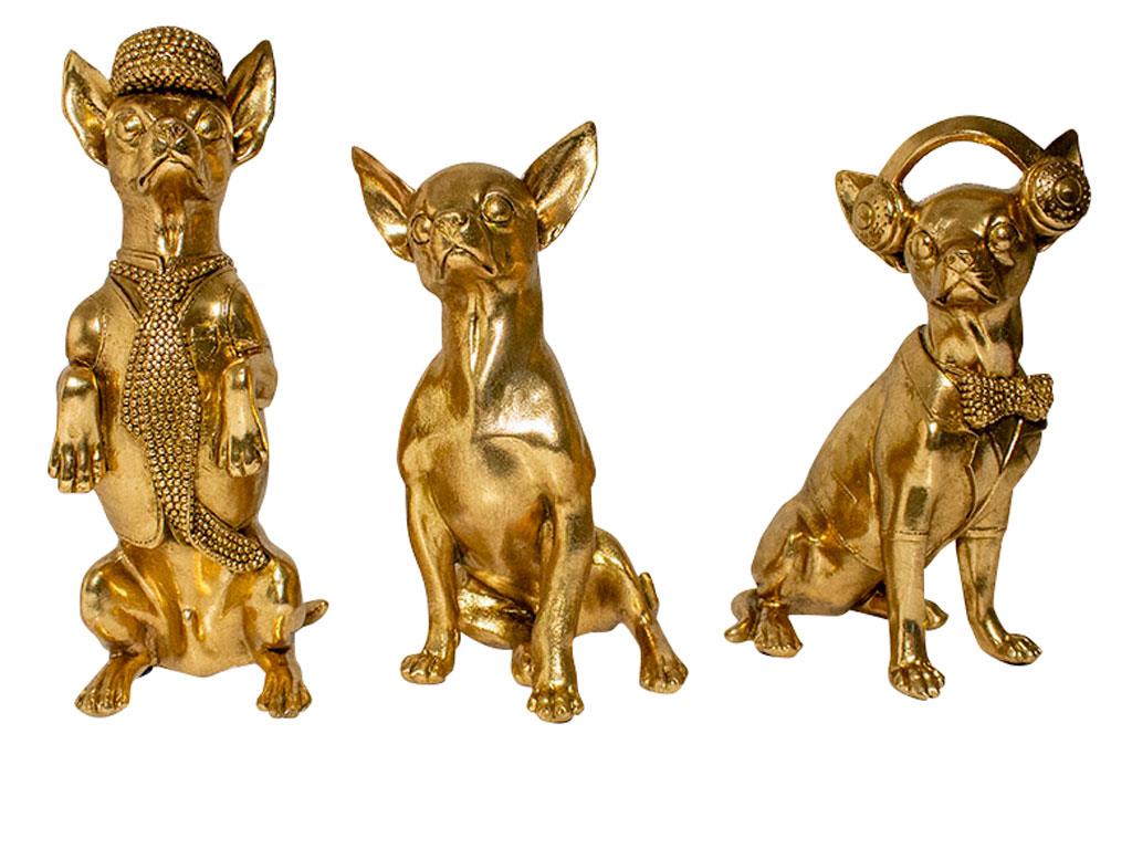 Chihuahua Figurines 3 asst