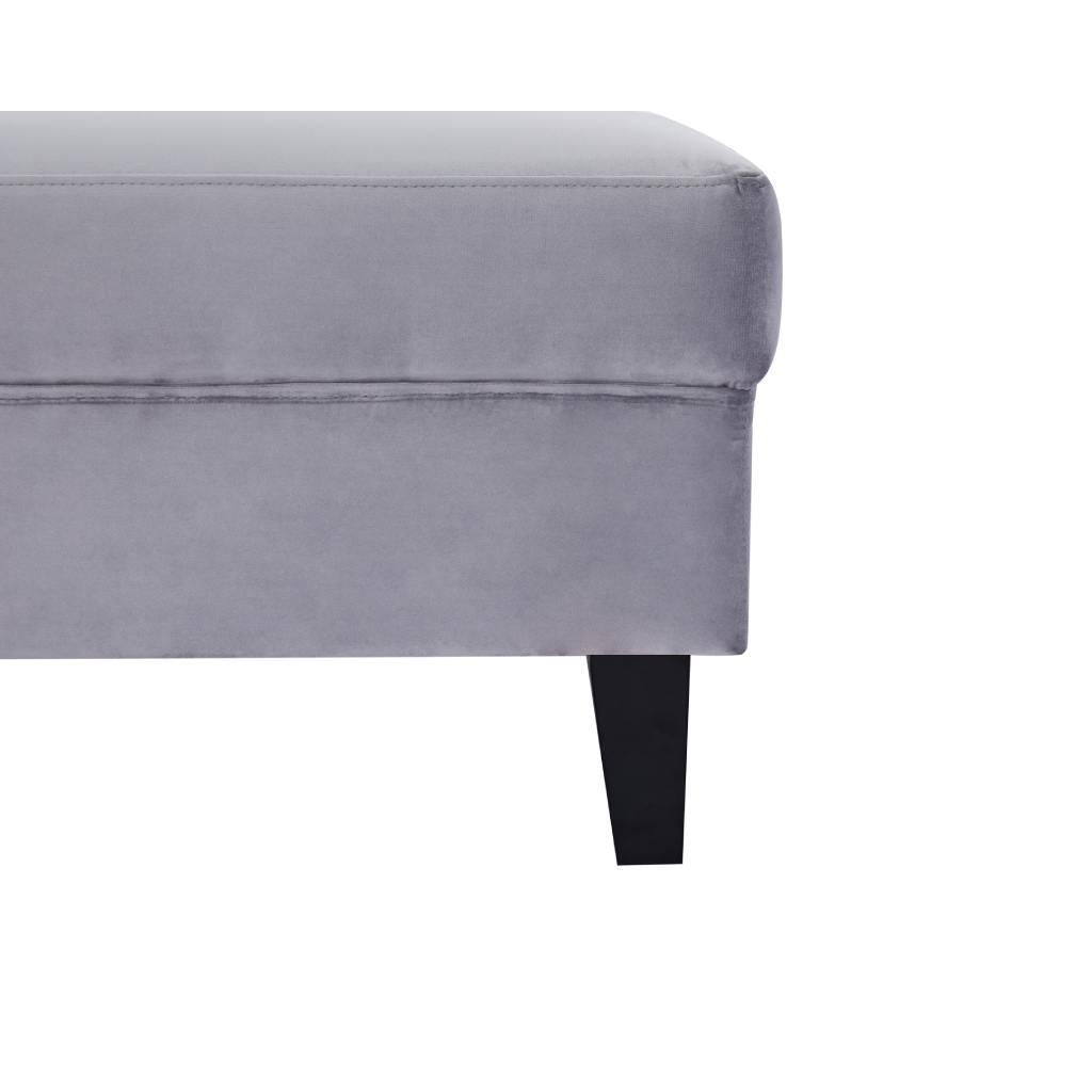 Adriano Bench Velvet Light Grey
