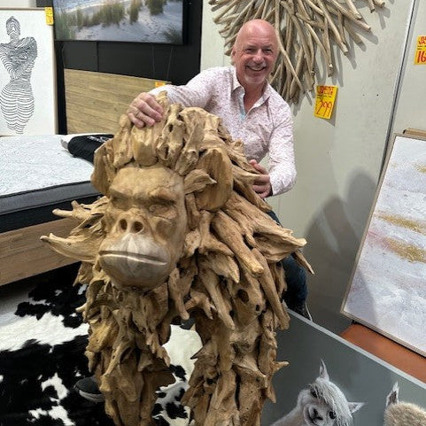 Sculpture - Big Gorilla Rustic
