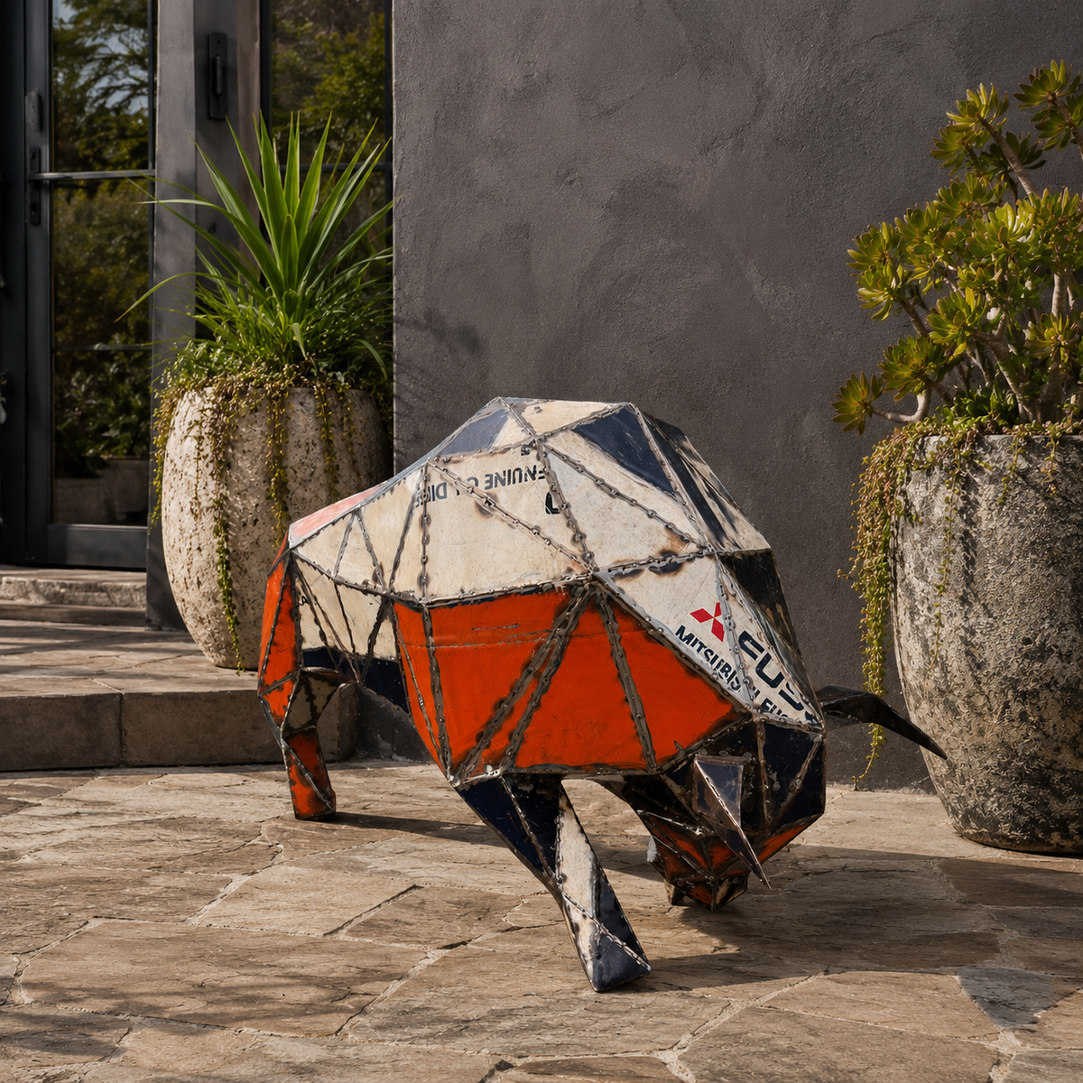 Outdoor Sculpture - Angry Bull - Small