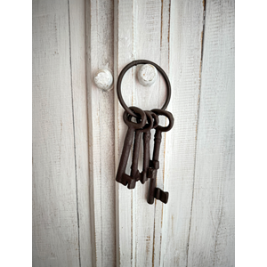 Cast Iron Key Ring 5Pc