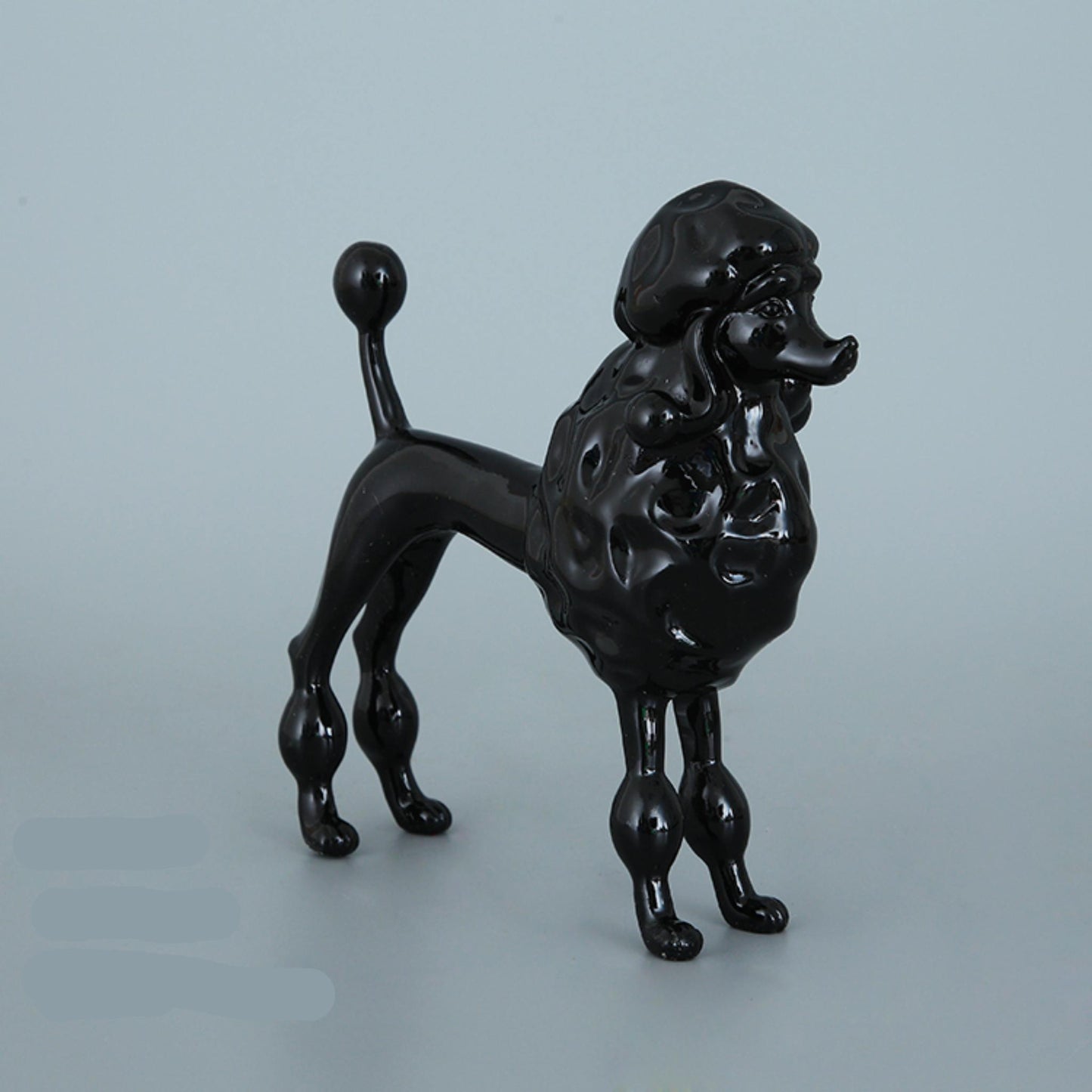 Black Standing Poodle 93cm