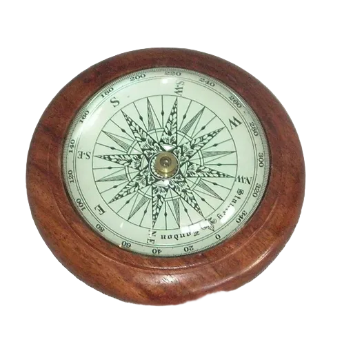 Compass In Wood