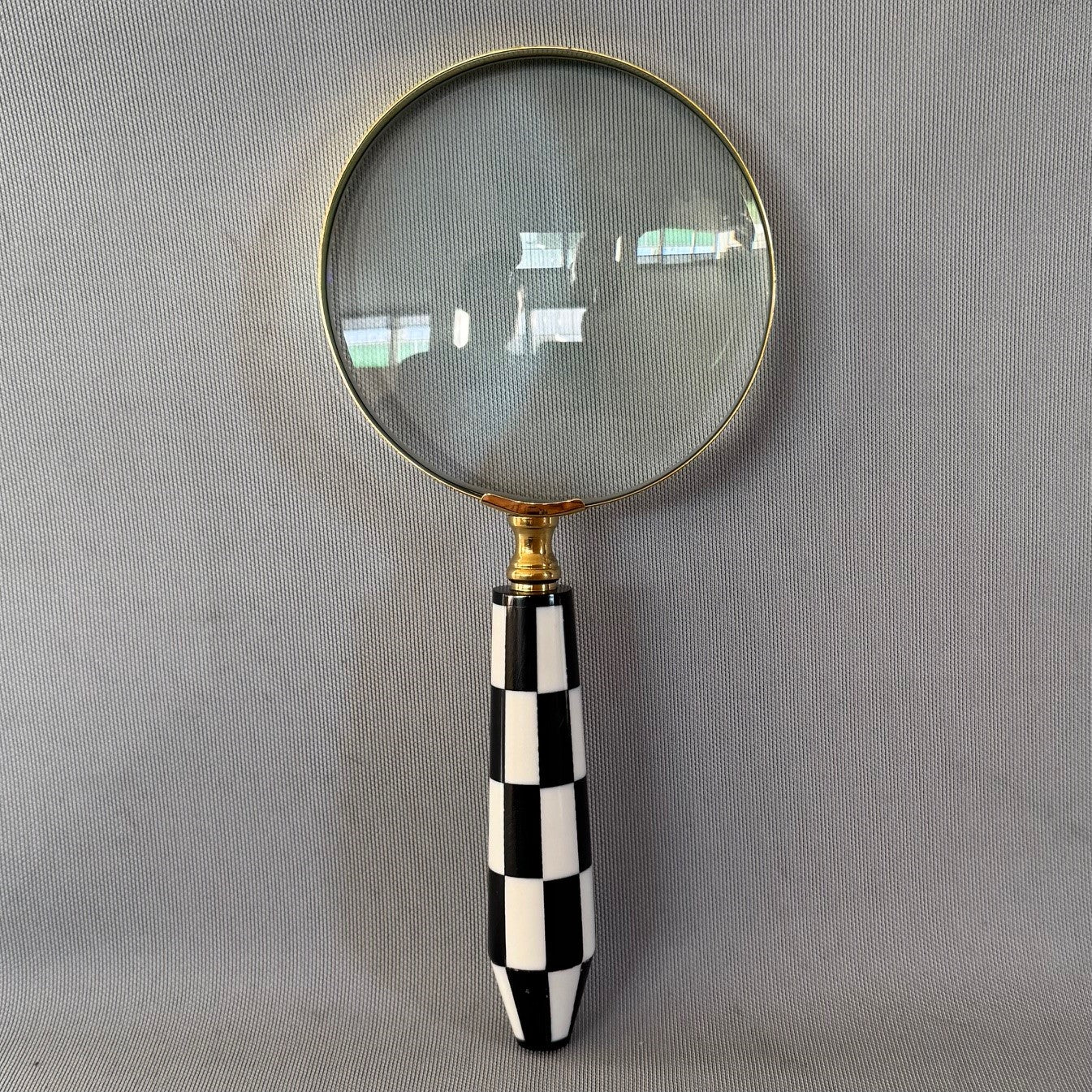 Magnifying glass Checkered Pattern 100mm