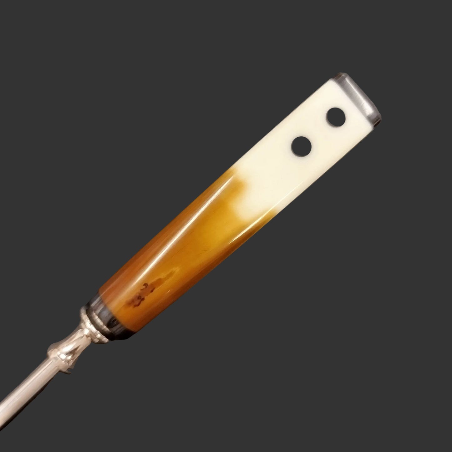 Shoe Horn - Aluminium Shoe Horn with Horn Handle