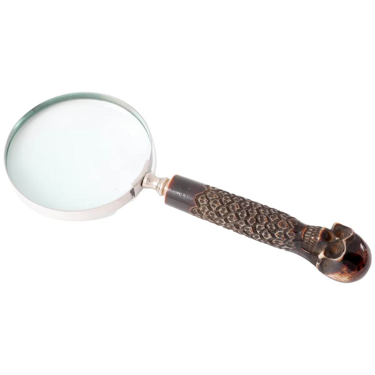 Magnifying Glass - Resin Skull