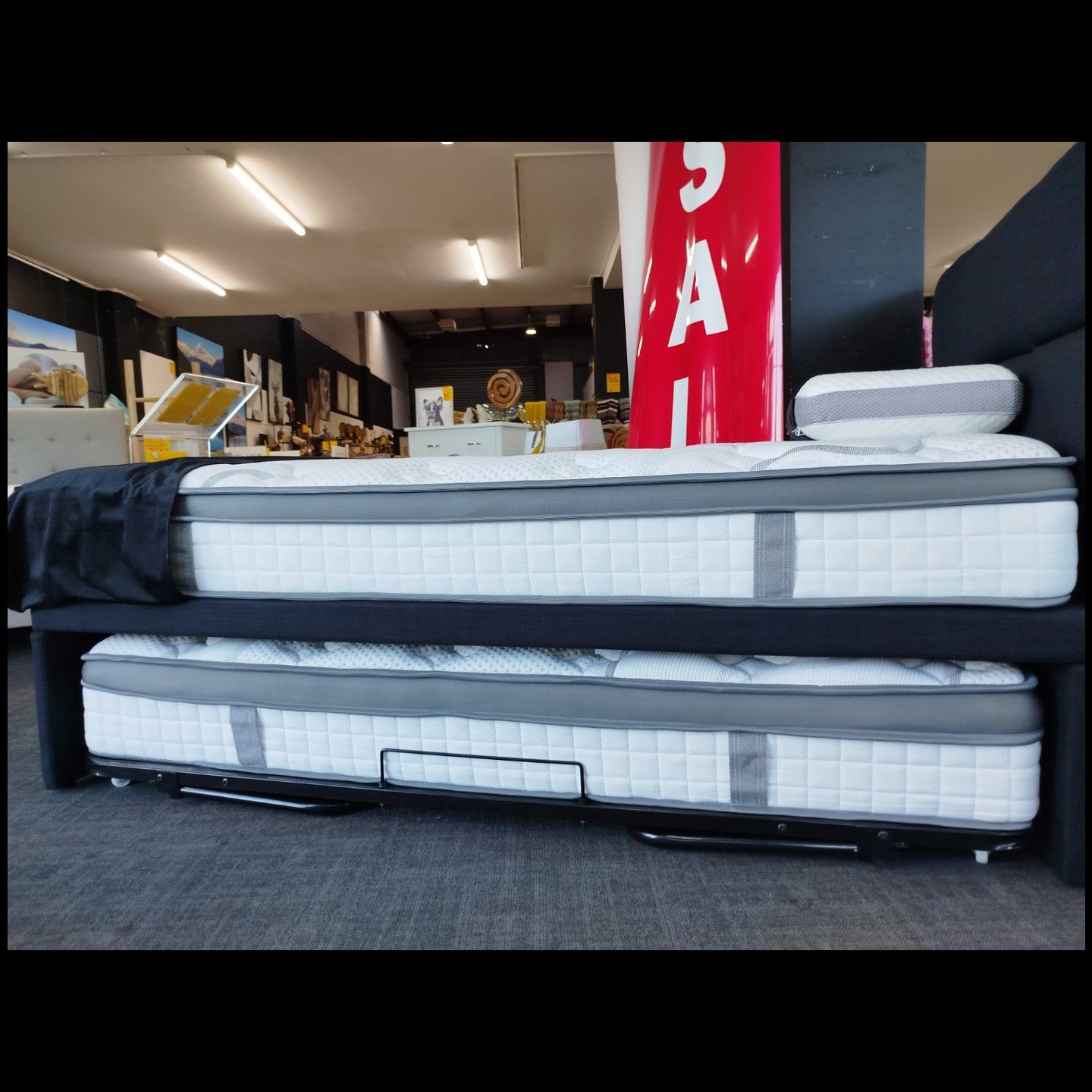 Trundle Bed with Pocket Sprung Mattresses Included