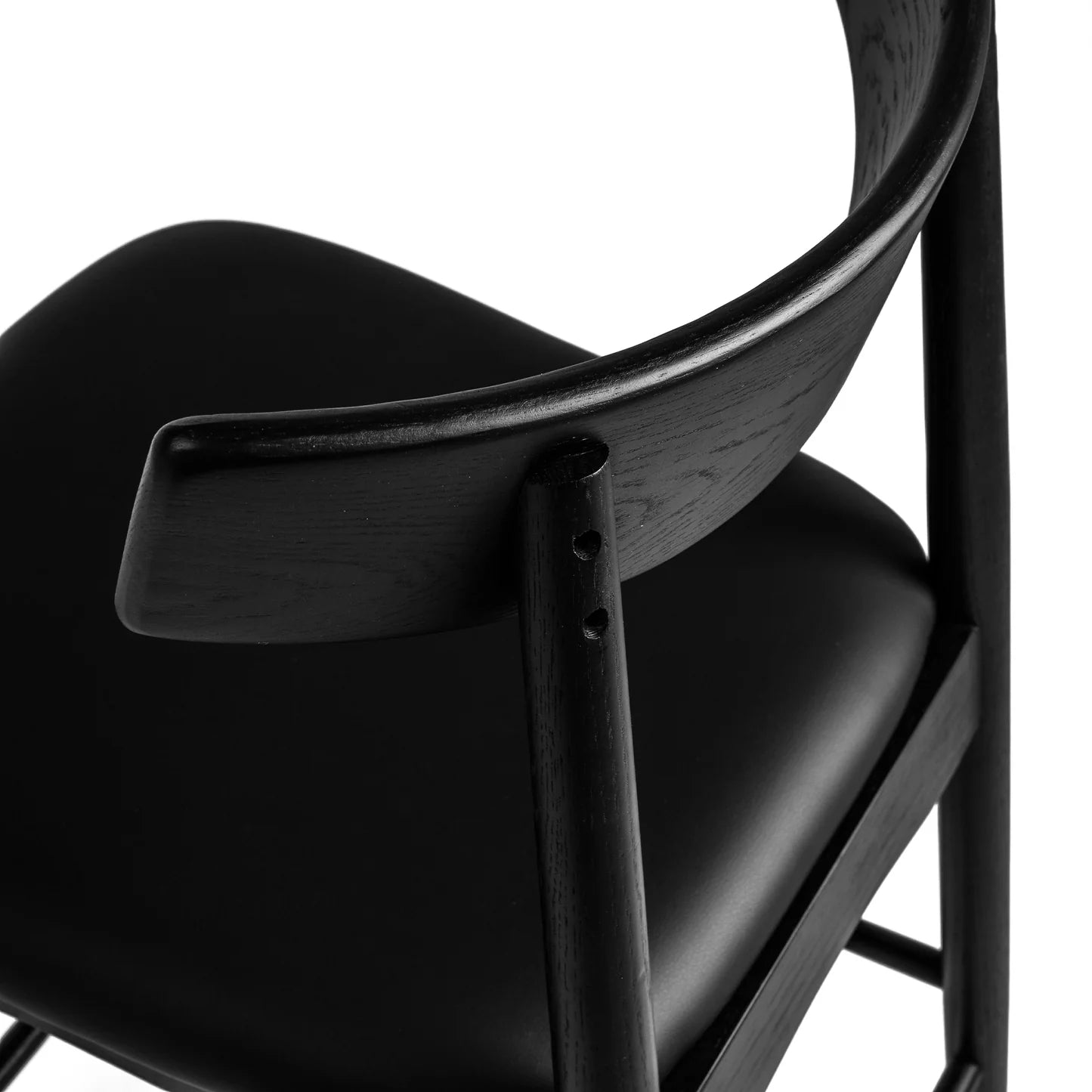 Barstool - Wagner Black Oak Black PU