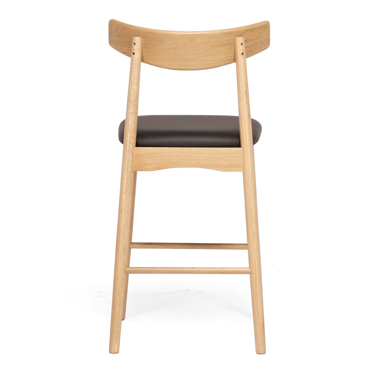 Barstool - Wagner Natural Oak Black PU