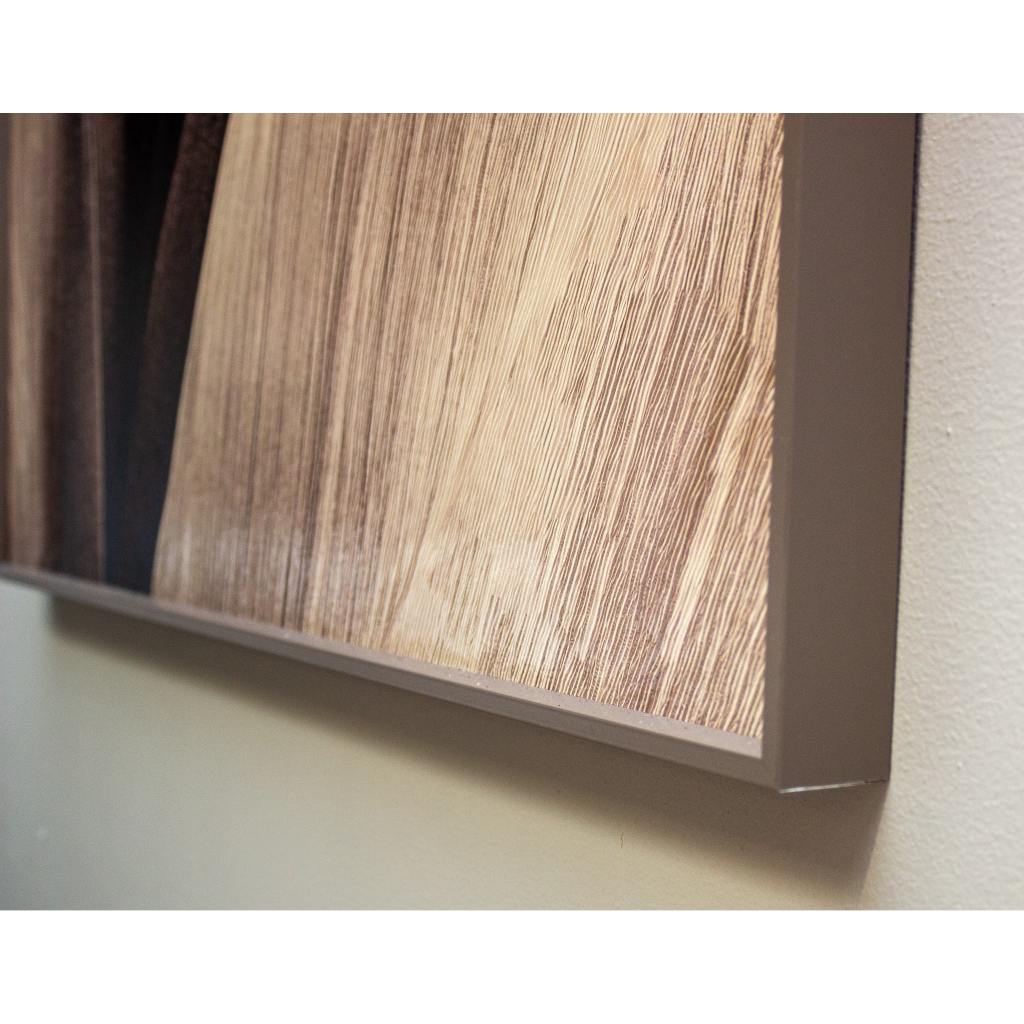 Framed Wall Art - Beige Leaves 120cm x 80cm