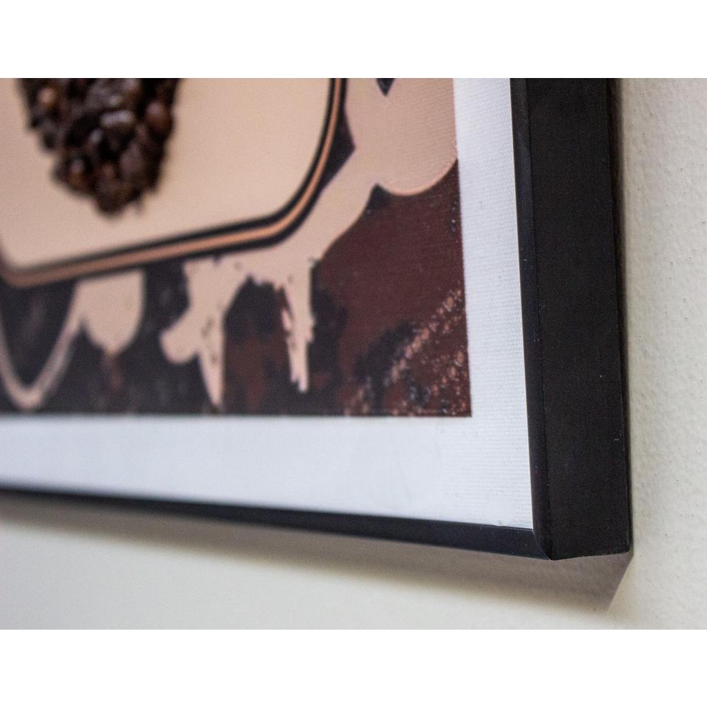 Framed Wall Art - Coffee Eyes 40cm x 40cm