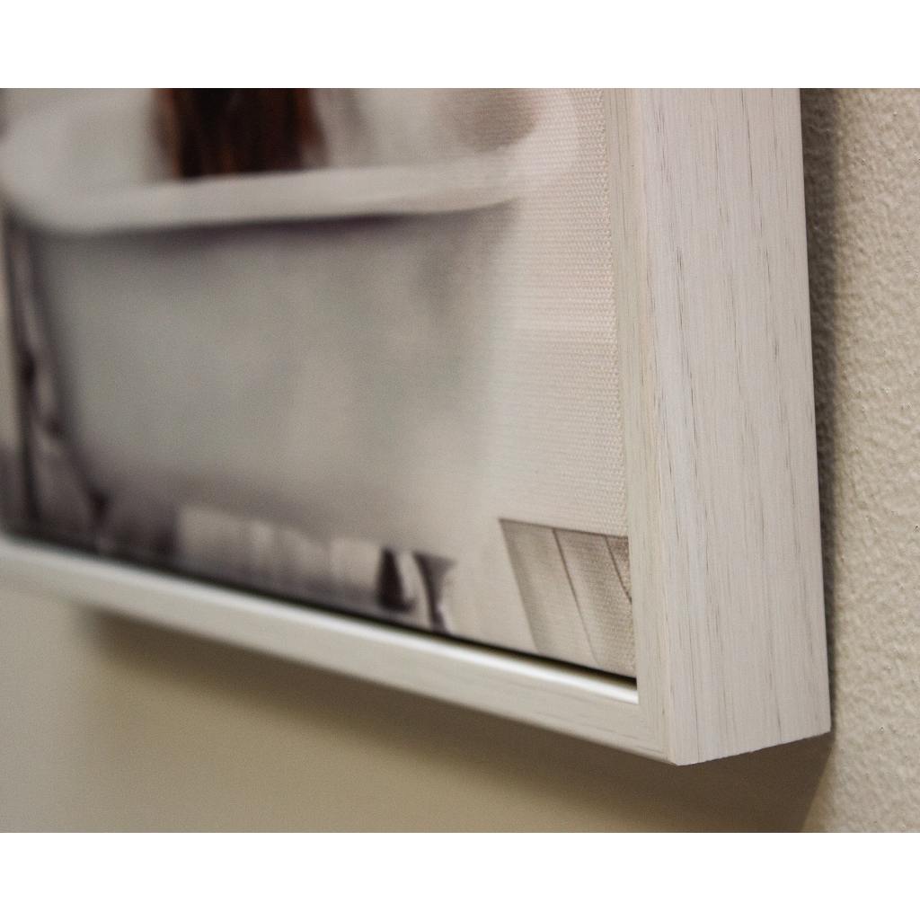 Framed Bath Time Highland Cow 30cm x 30cm