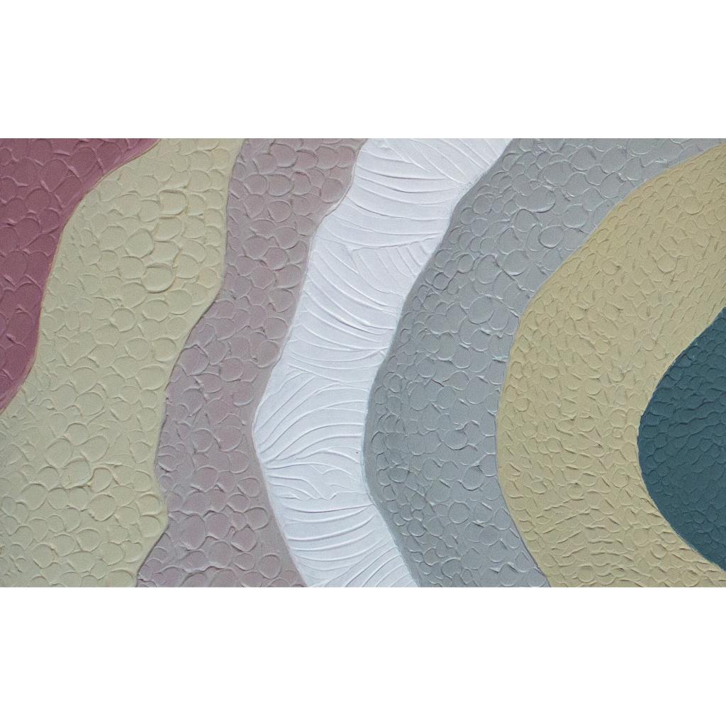 Framed Muted Rainbow 100cm x 160cm