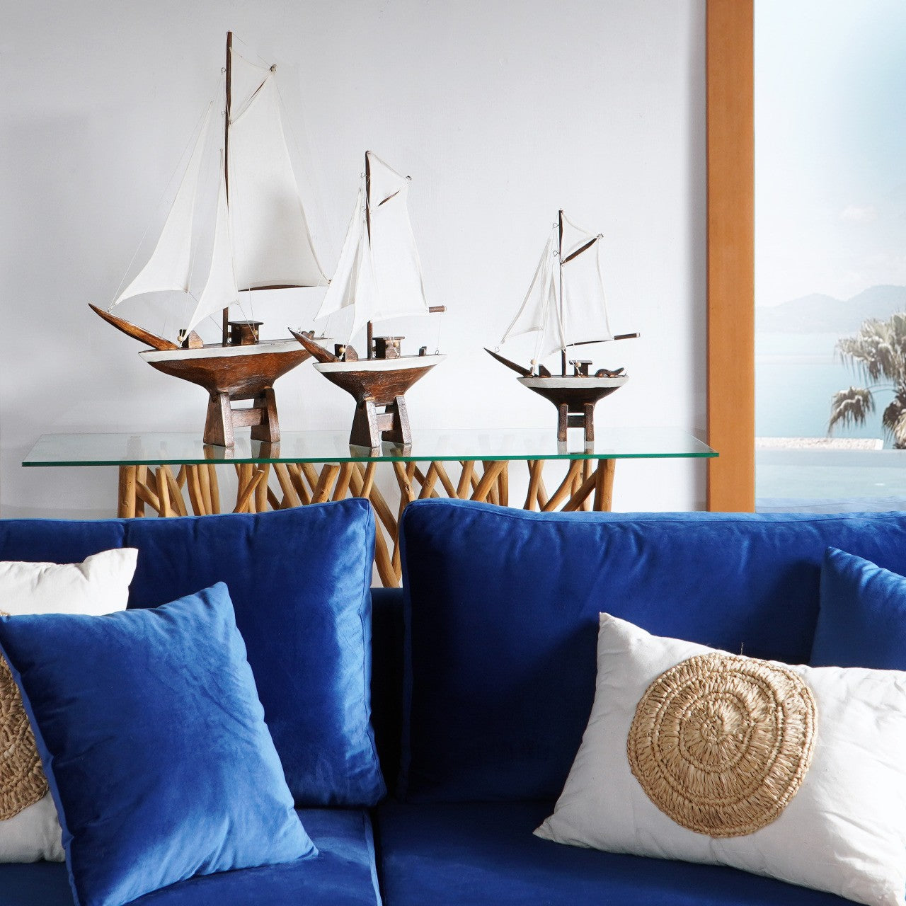 Set of 3 Decor Boats