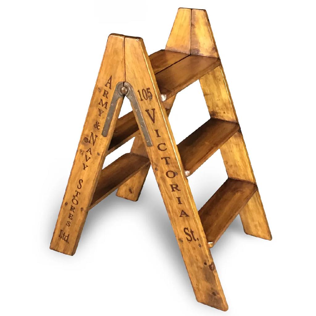 Wooden Step Ladder - 3 Steps