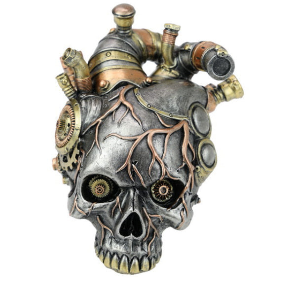 Steampunk Skull with Aorta Heart