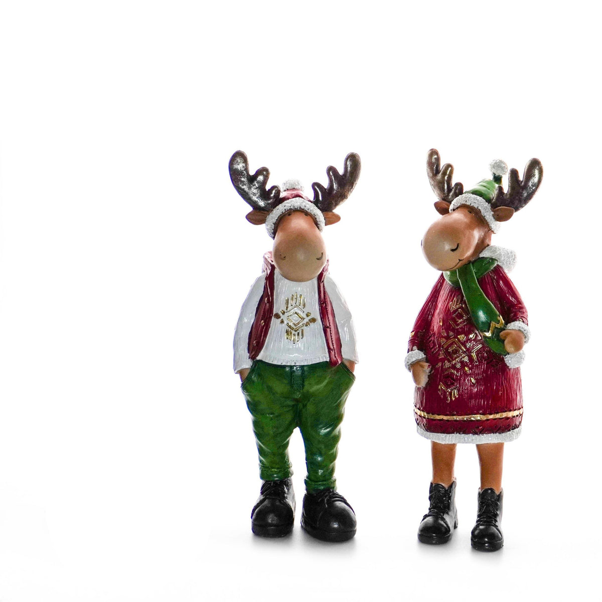 Traditional - Mr & Mrs Reindeer - Sold Seperately