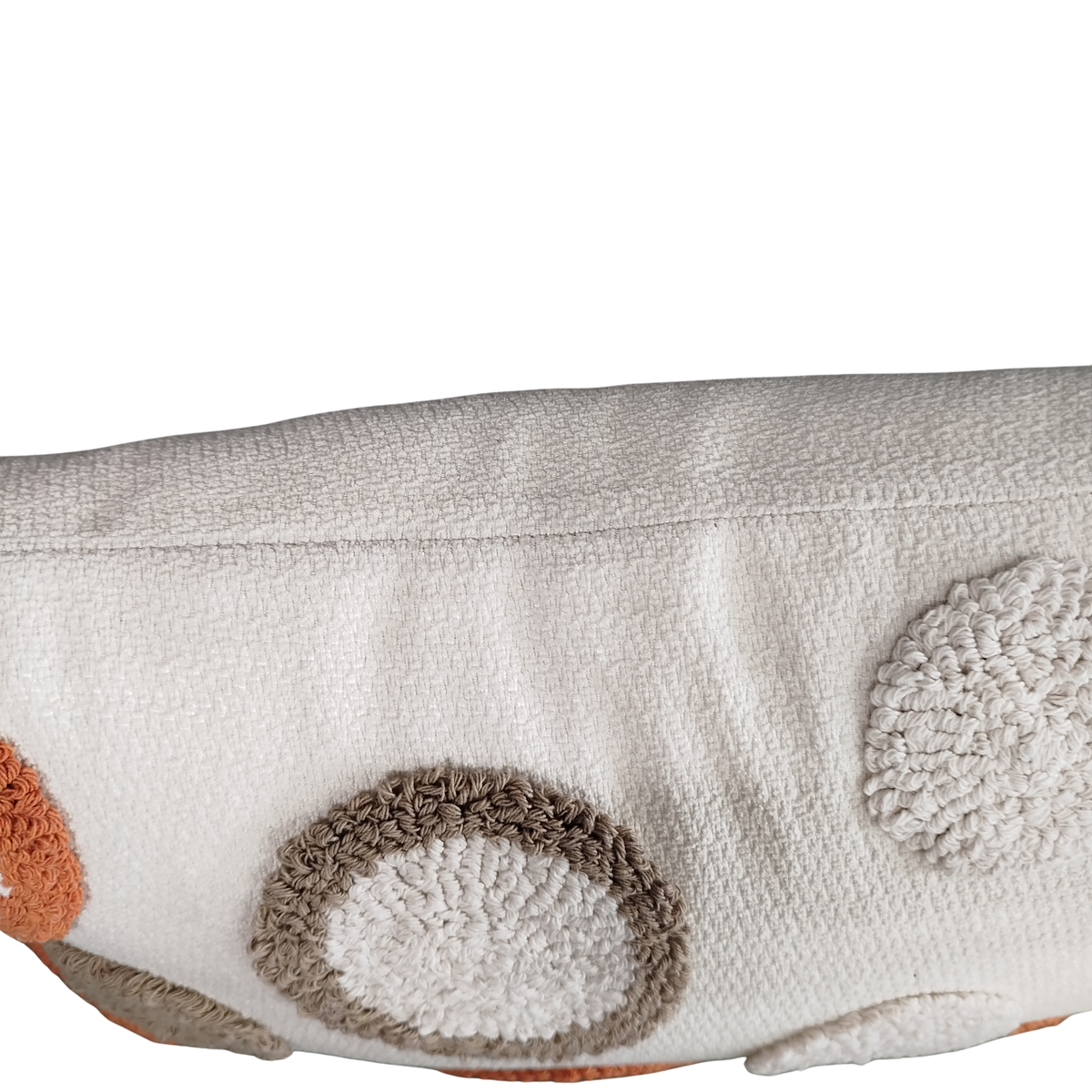 Terracotta Pebble Lumbar Cushion