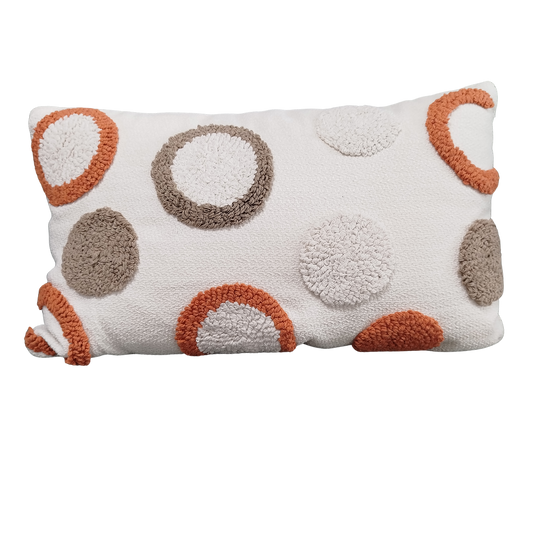 Terracotta Pebble Lumbar Cushion