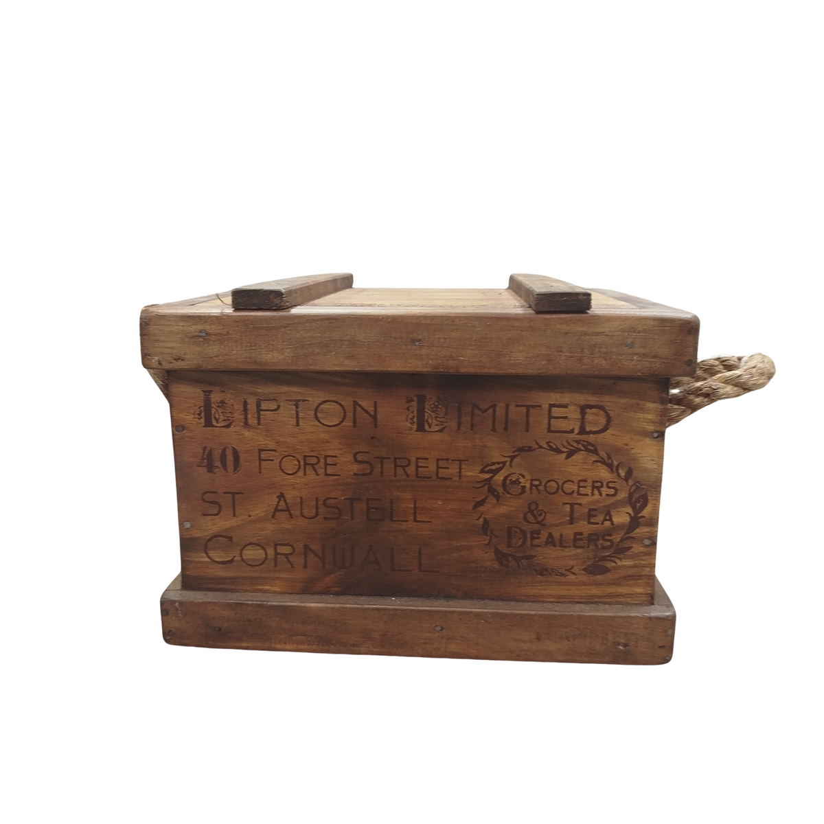 Wooden Storage Box with Lid