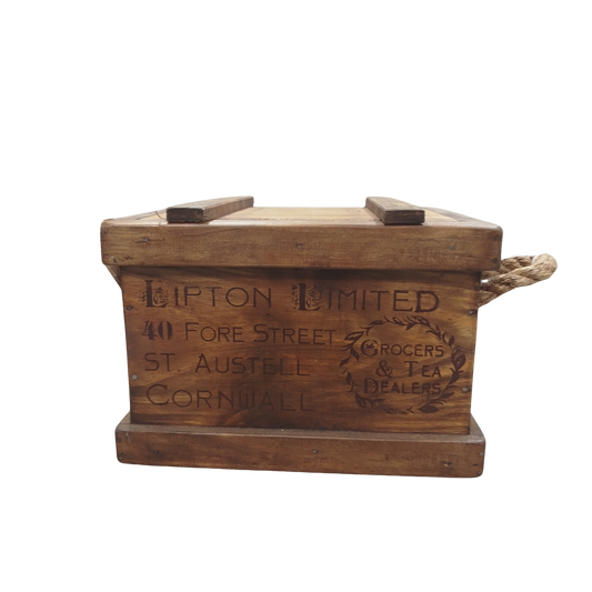 Wooden Storage Box with Lid