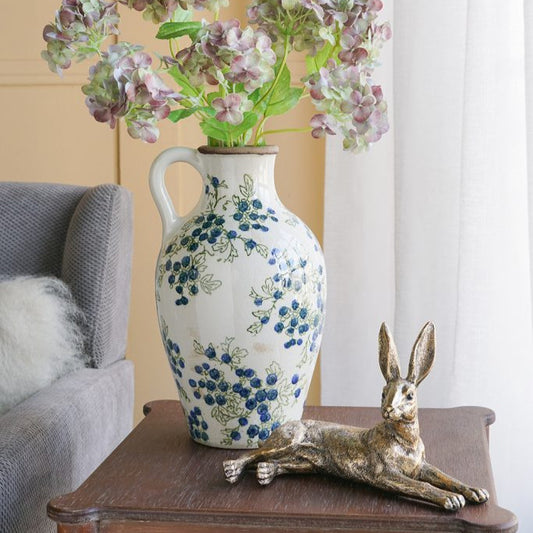 Gold Rabbit Statue – Reclining