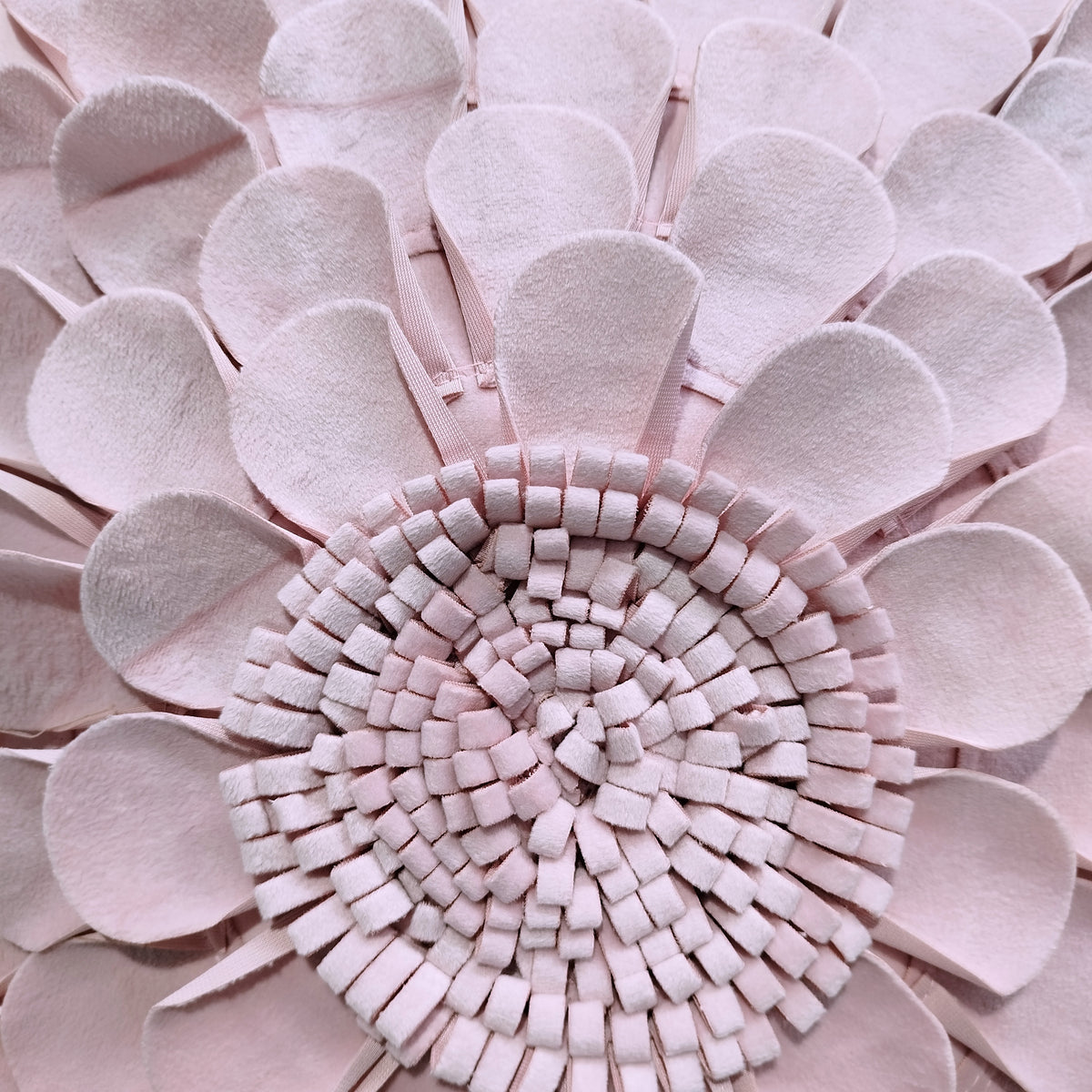 Blush Bloom Square Cushion