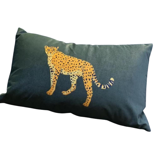 Savannah Cheetah Lumbar Cushion