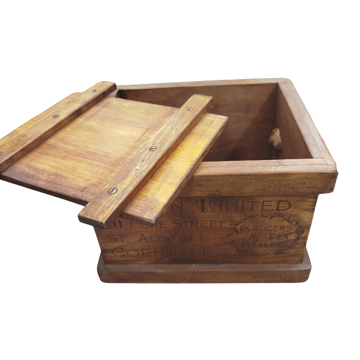 Wooden Storage Box with Lid