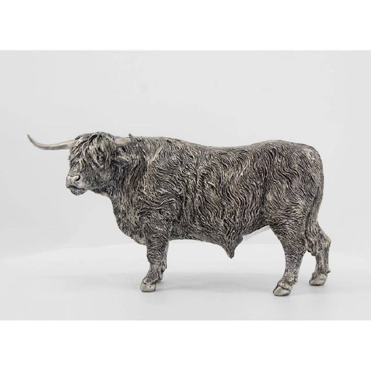 Highland Cow With Horns 19cm