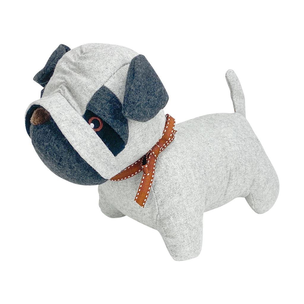 Door Stop - Pug Grey