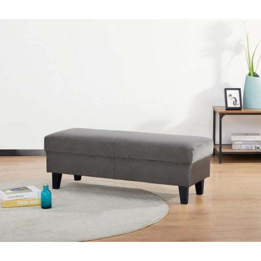 Adriano Bench Velvet Dark Grey