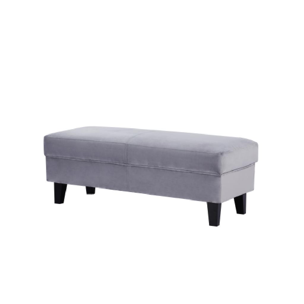Adriano Bench Velvet Light Grey