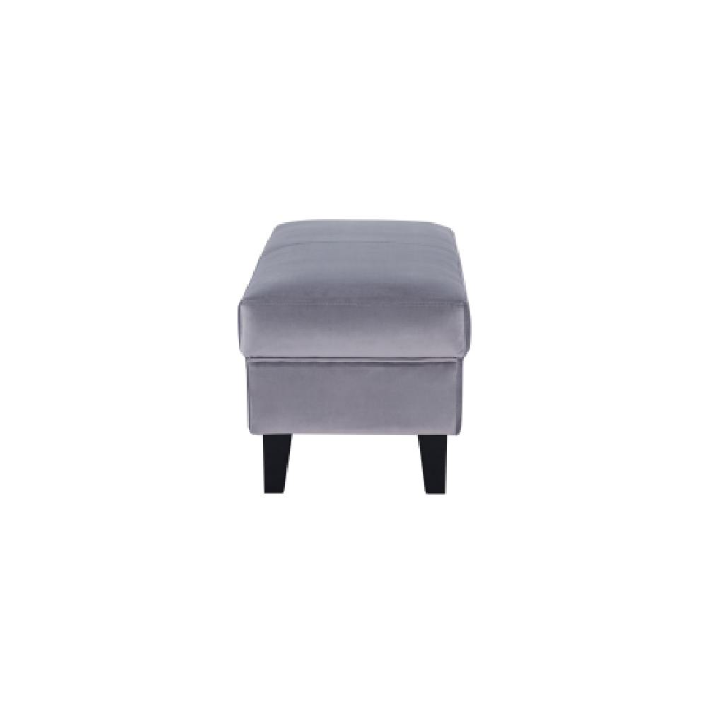 Adriano Bench Velvet Light Grey