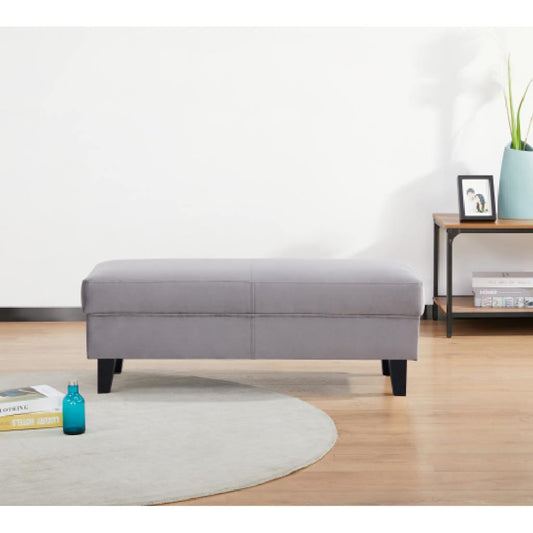 Adriano Bench Velvet Light Grey