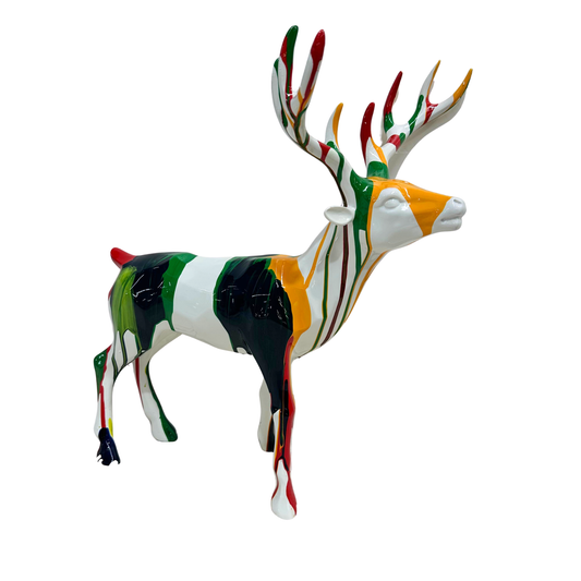 Paint Drip Deer