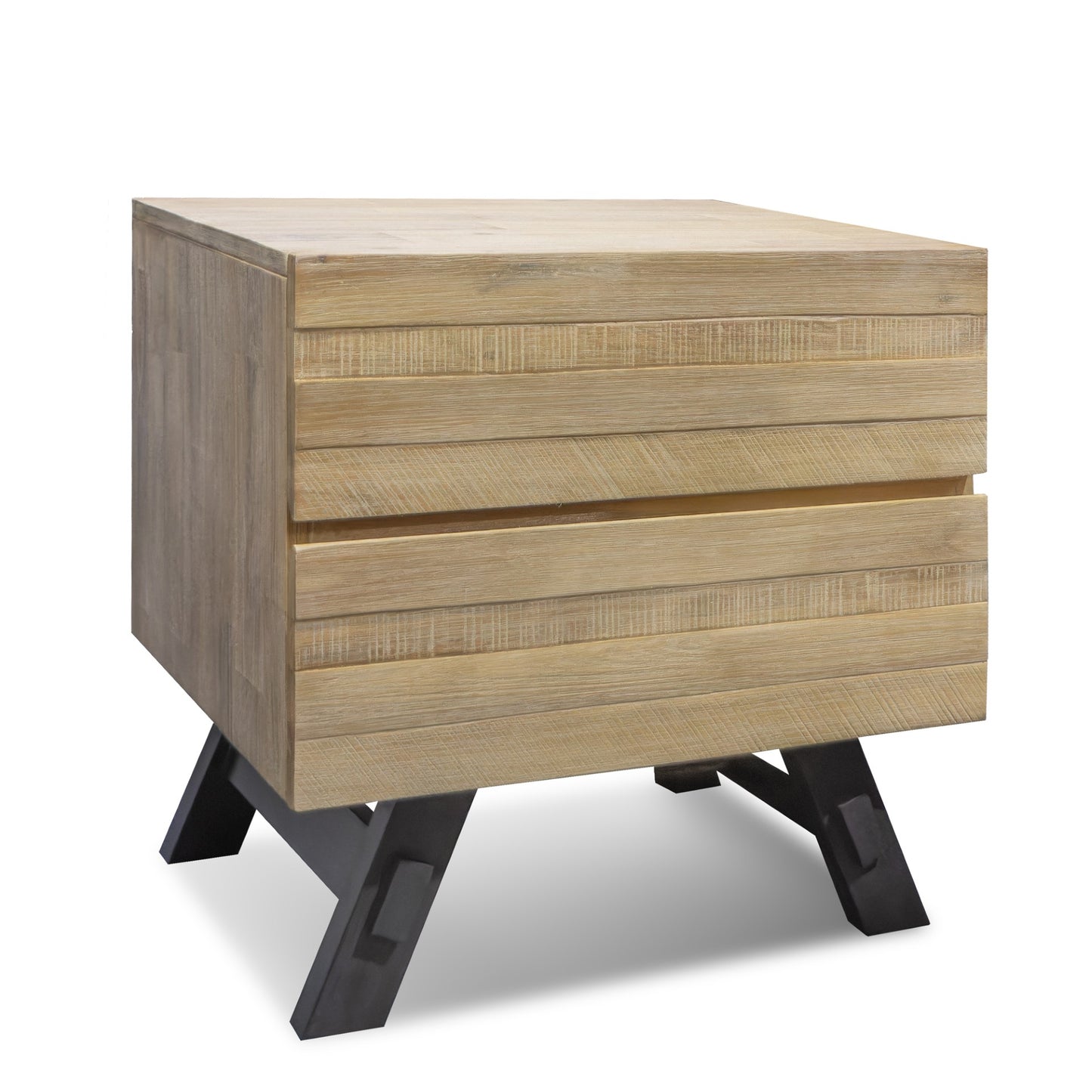 Bedside Table - Bari 2 Drawer Bedside