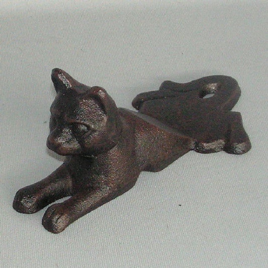 Crouching Cat Door Stop