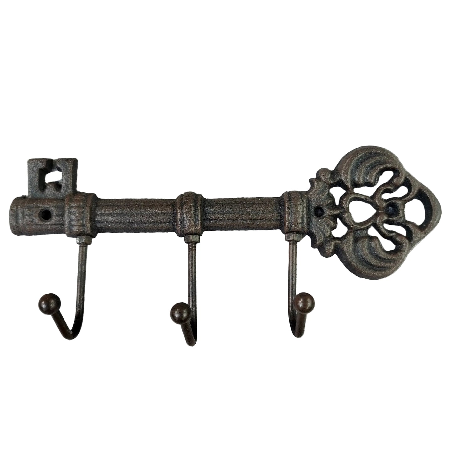 Key Hook - Cast Iron Key With 3 Hooks