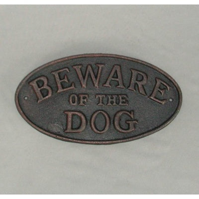 Beware of Dog Plaque