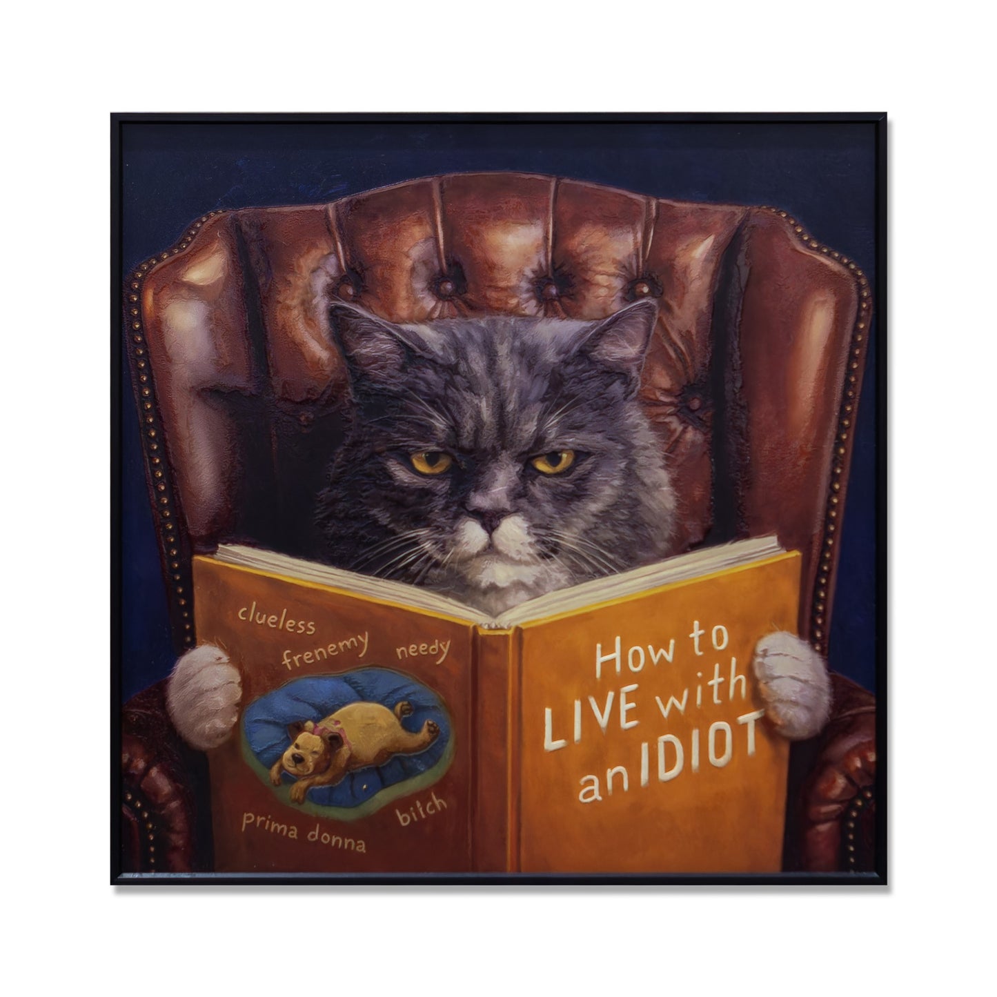 Framed Art - Cat Study