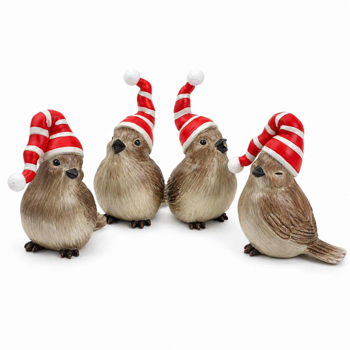 Birds with Christmas Hats – Assorted