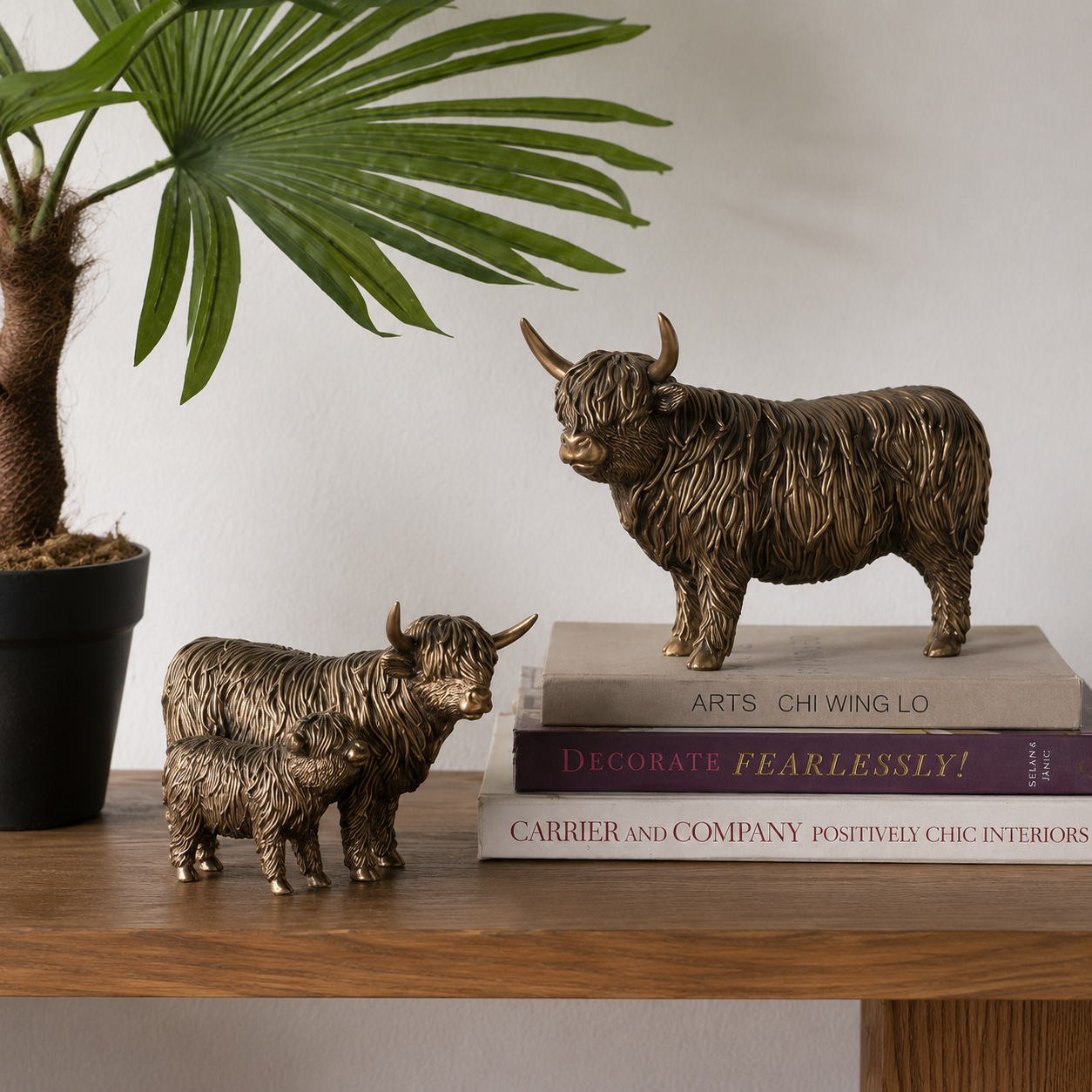 Highland Cattle Statue