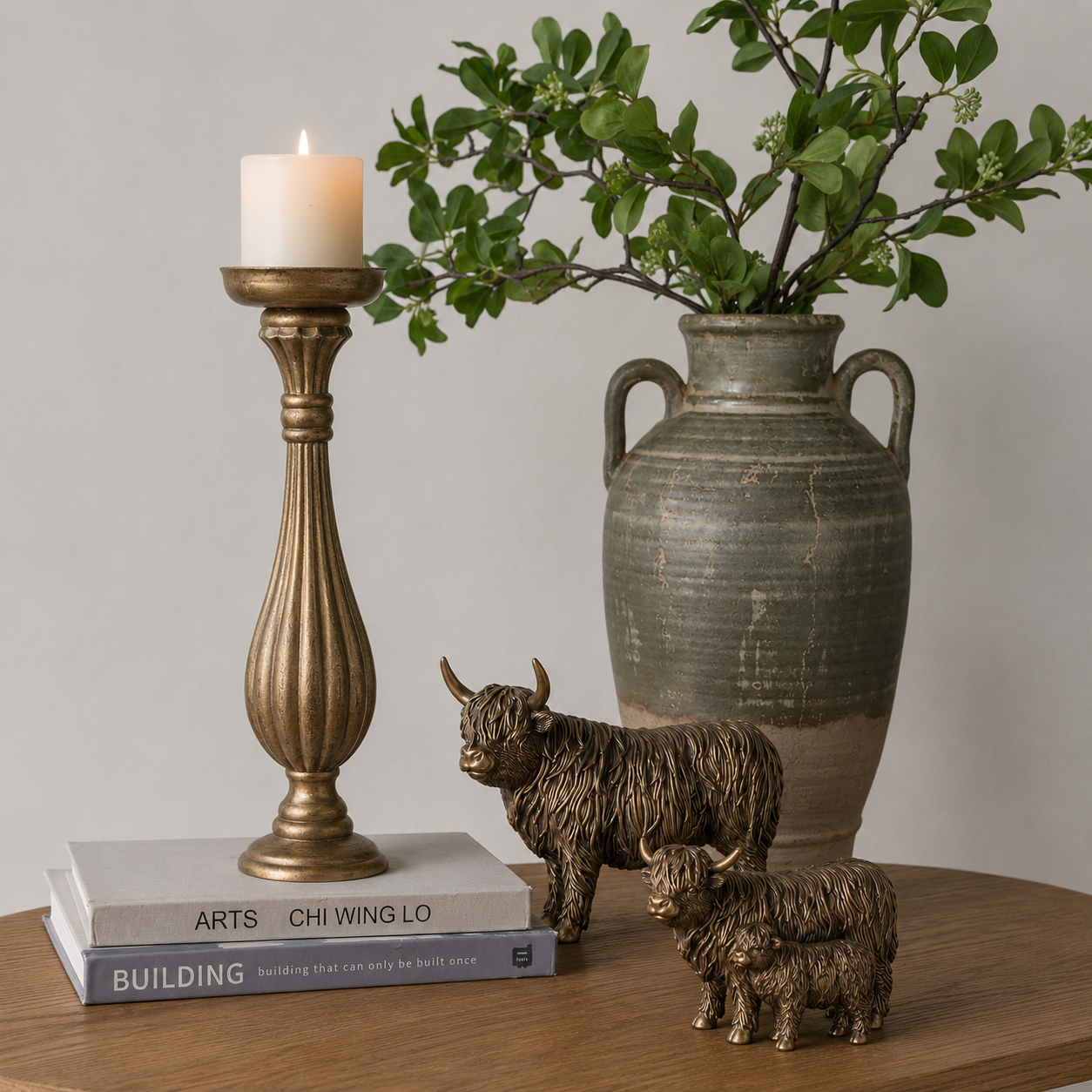 Highland Cattle Statue