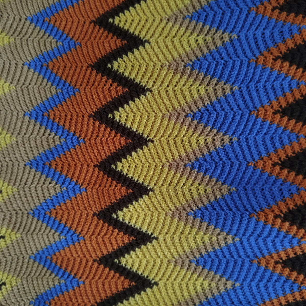 Chevron Knit Throw - Four Colours Available