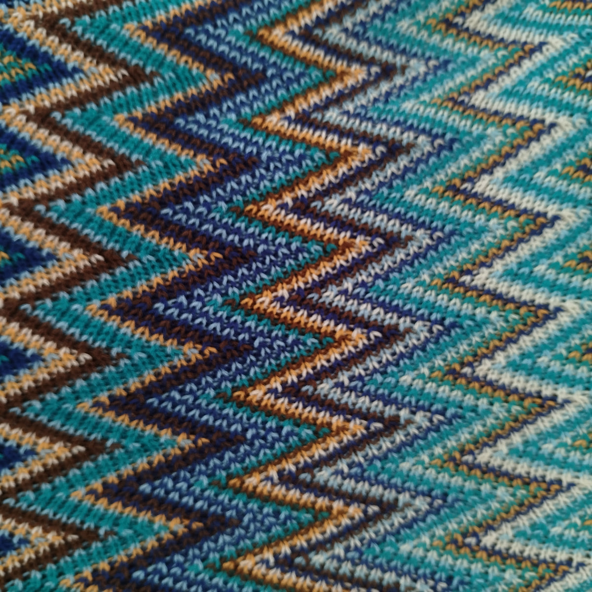 Chevron Knit Throw - Four Colours Available
