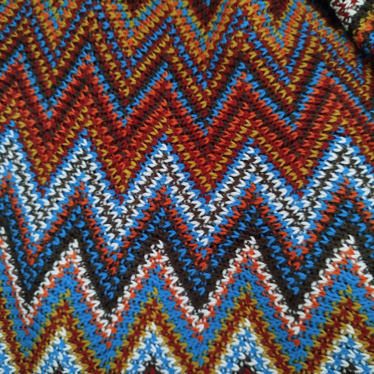 Chevron Knit Throw - Four Colours Available