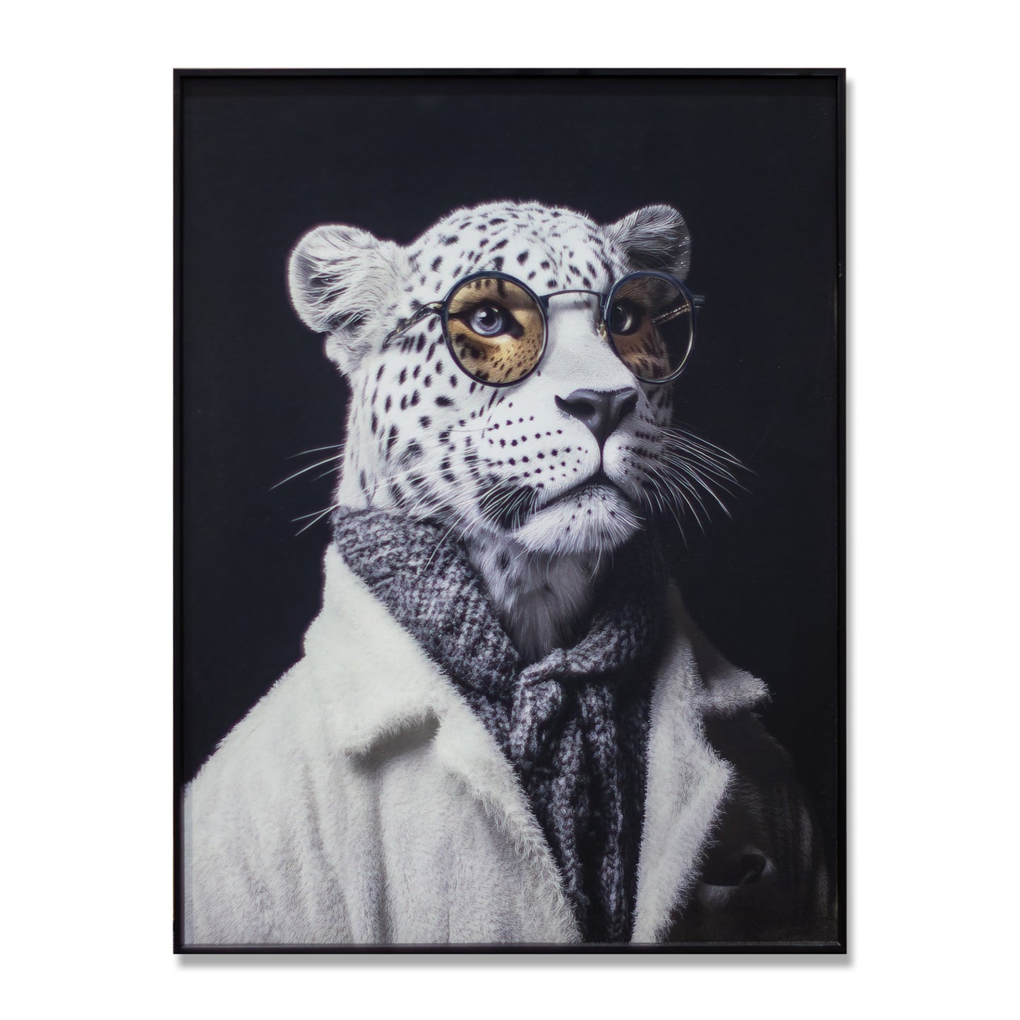 Framed Art - Cool Leopard