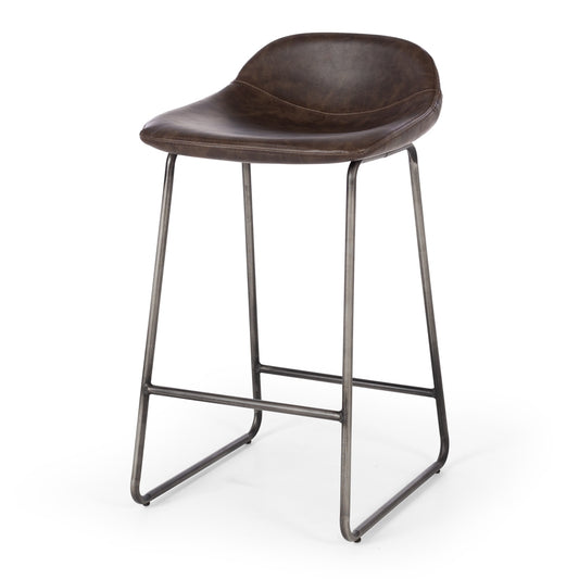 Barstool - Haus Vintage Dark Brown PU